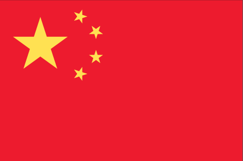 Chinese flag - flag of China
